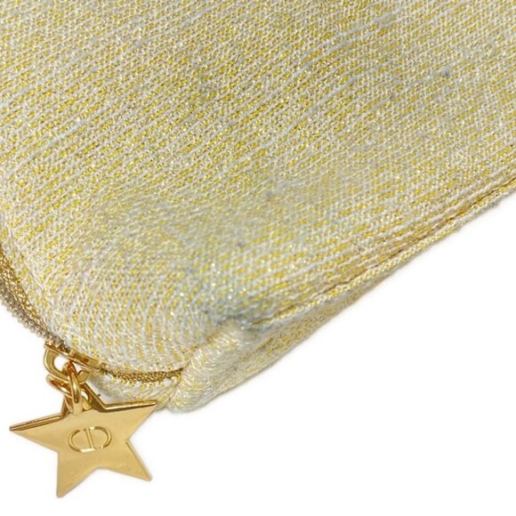 Dior Beauty - Gold White Chemical Fiber Pouch - Picture 4 of 7